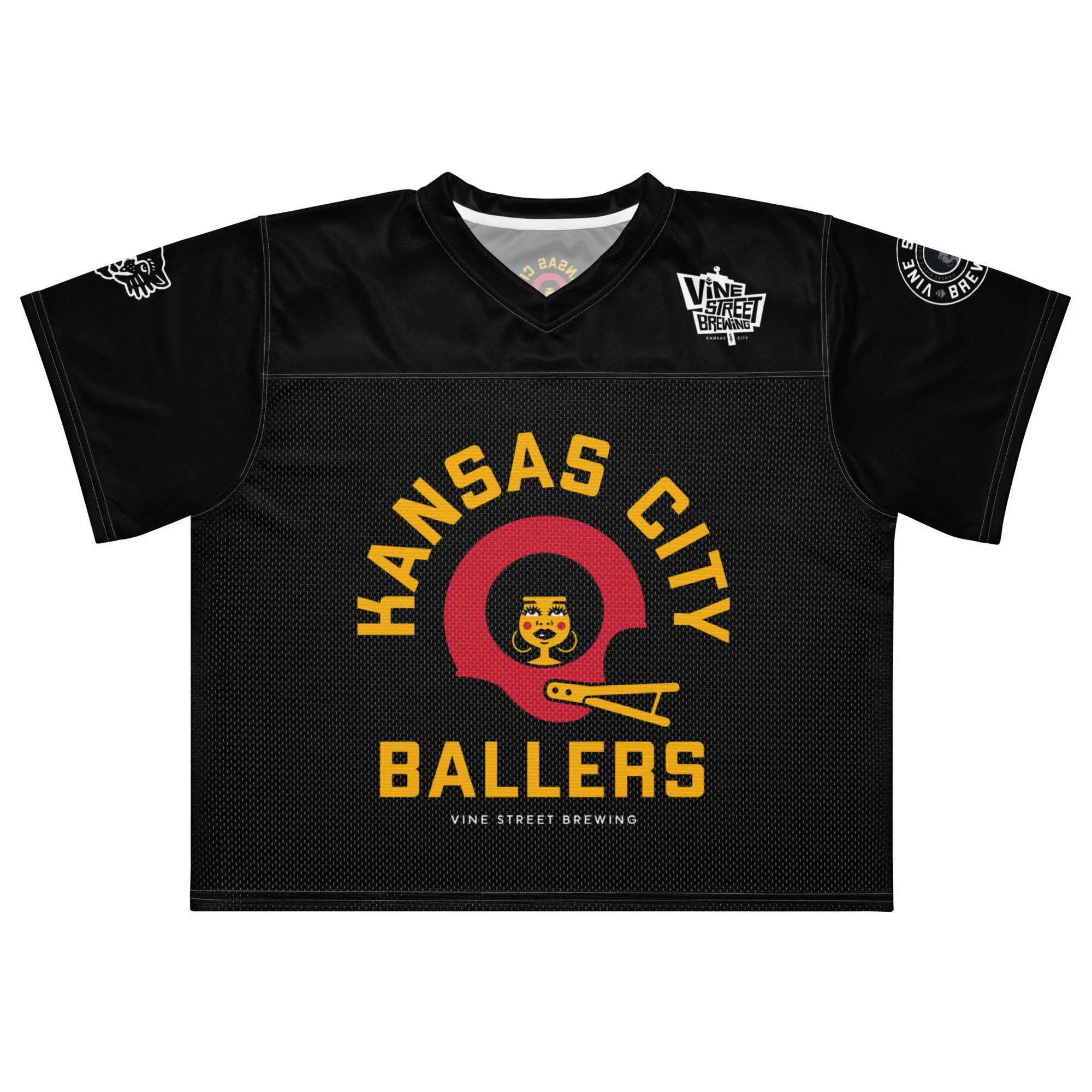 KC Ballers Boxy football jersey