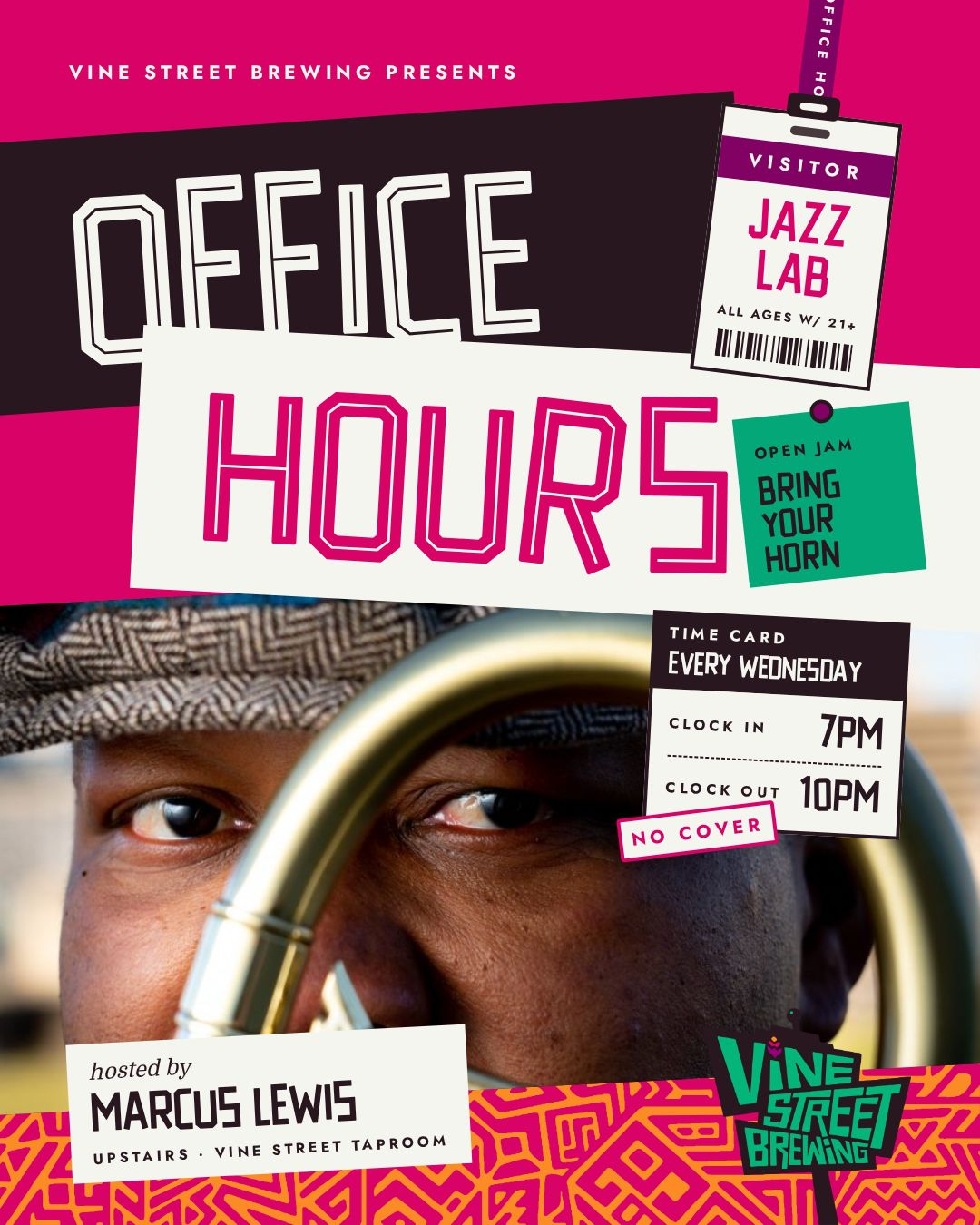 Office Hours w/ Marcus Lewis – Wednesday Jazz Lab