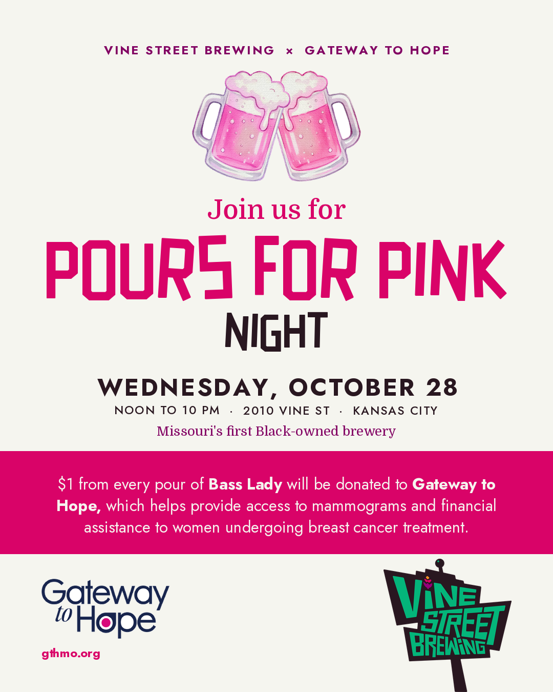 Pours for Pink