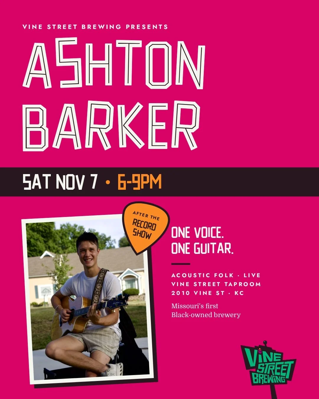 Ashton Barker Live at Vine Street