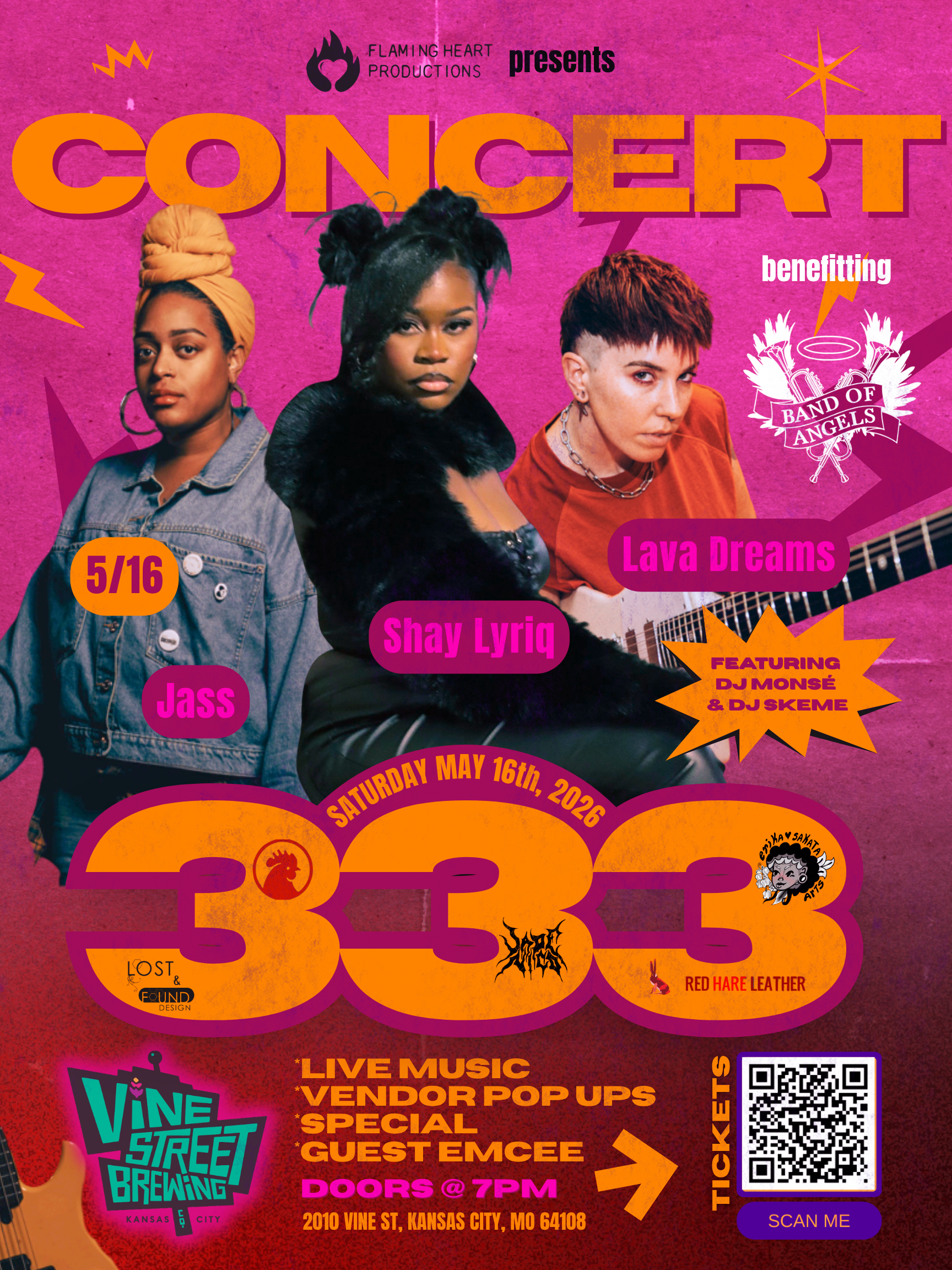 Concert 333: Shay Lyriq, Lava Dreams, & Jass at Vine Street
