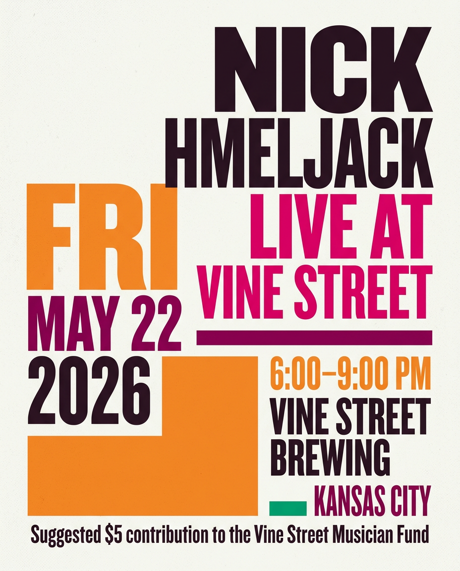Nick Hmeljack Live at Vine Street