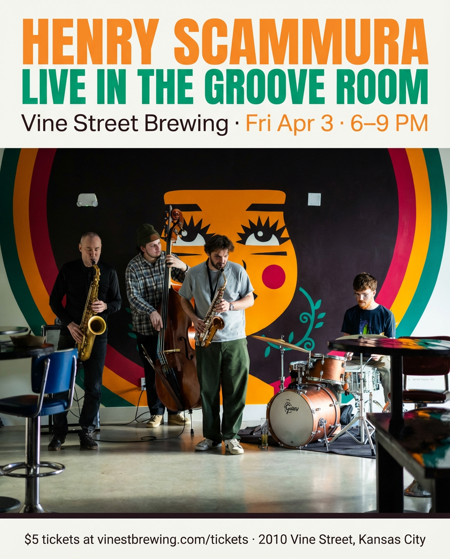 Henry Scammura Live in the Groove Room – April 3