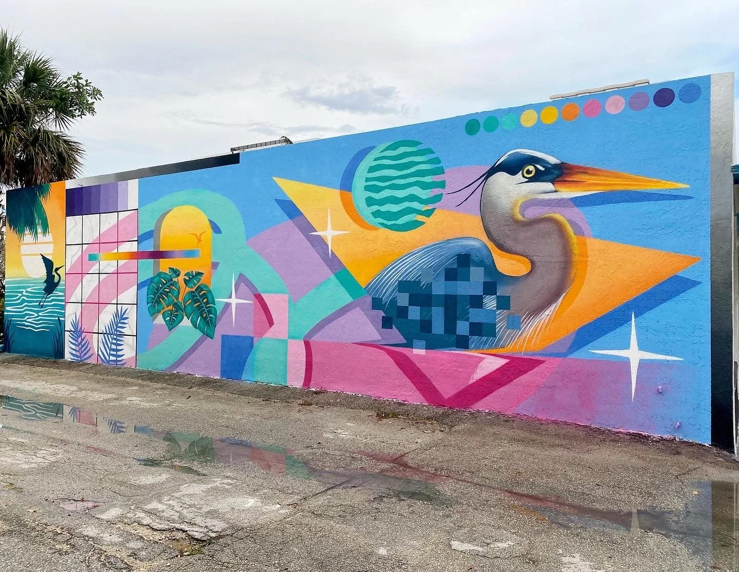 2021 Blue Heron Dreams, FATVillage, Fort Lauderdale, FL