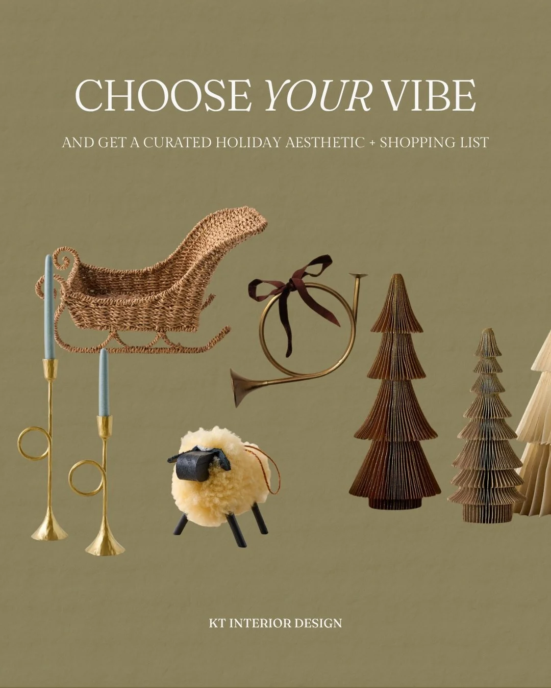 The turkey&rsquo;s been carved, the pie is gone, and if you&rsquo;re anything like us, the Christmas tree is already half-decorated. 🎄✨

Time for the most important question of the season: What&rsquo;s your holiday aesthetic?

Pick a decor piece, an