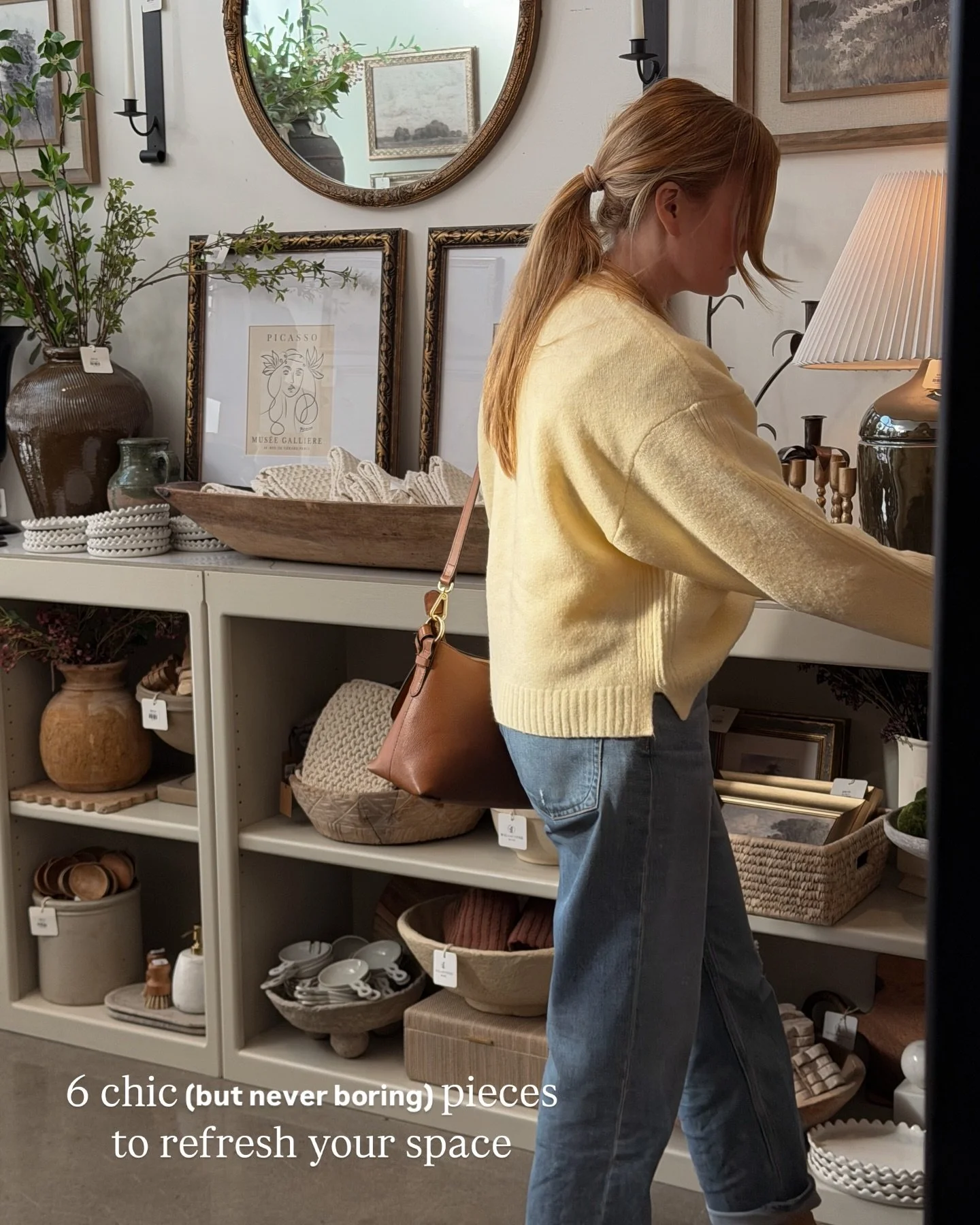 If you need a little fresh mood booster this January, these playful chic decor picks from @wellfoundhome.shop will do just the trick ✨

1. Marble Checkered Tray - a pattern we&rsquo;ve been so into lately that serves as a fun and beautiful catch-all 