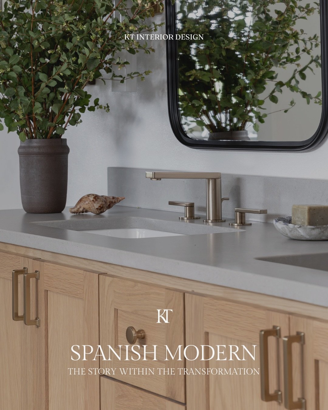 This primary suite was ready for its evolution&mdash;a complete reimagining that would honor Spanish-inspired serenity through modern design and thoughtful intention.

Our client envisioned an open, elegant space for morning rituals that would comple
