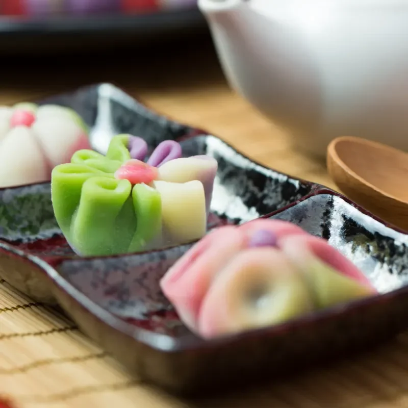 Wagashi Japanese Dessert and Tea Experience