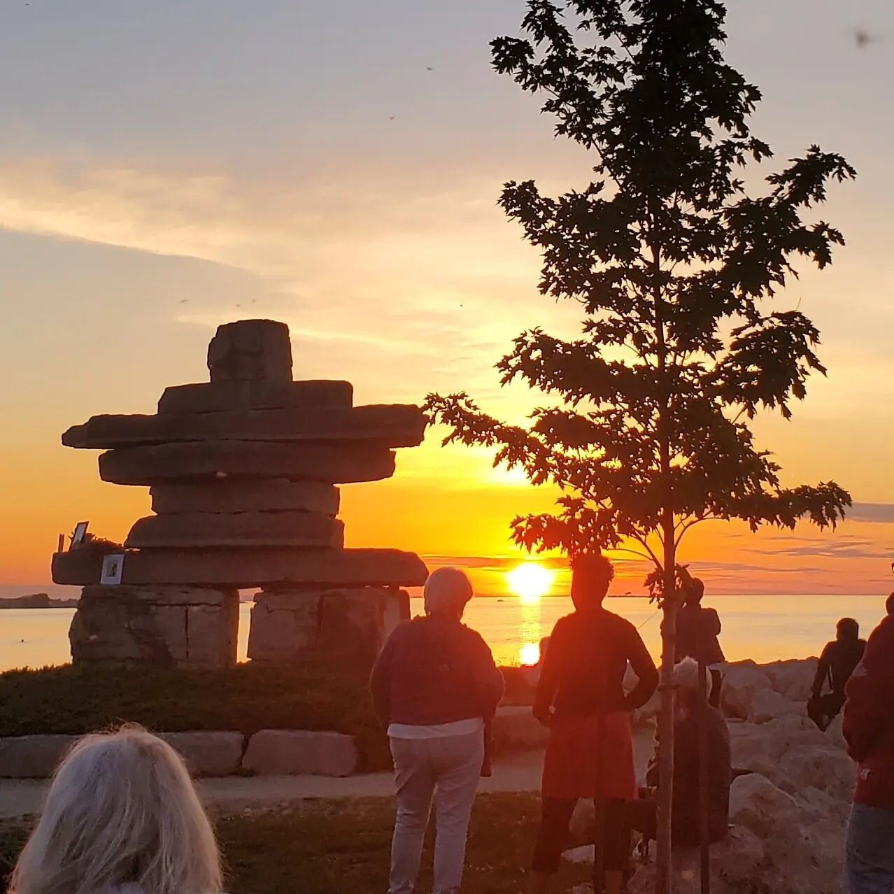 Last night we attended a vigil for Kinga known lovingly as Kay. She leaves behind a daughter and a community who loved her beautiful spirit and love for full moons and sunsets. It was beyond moving to see an entire small community come together to pa