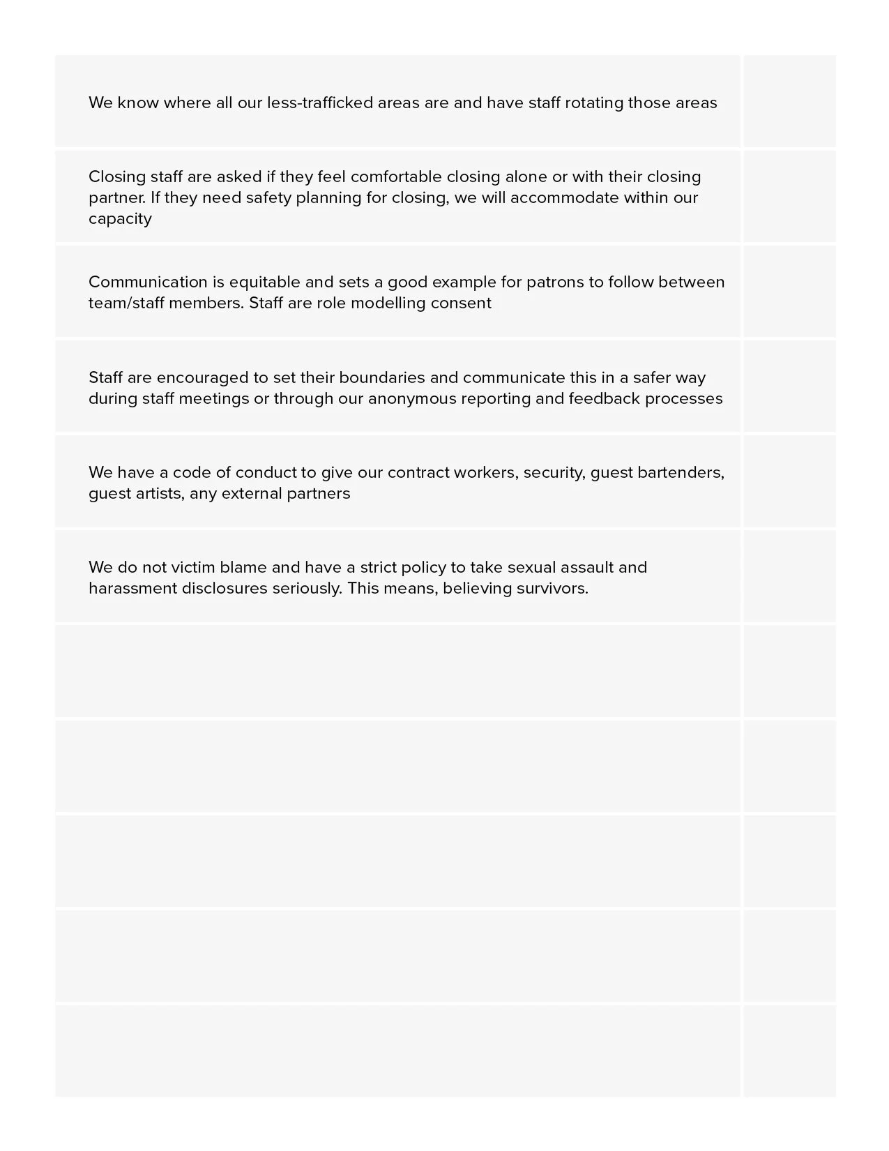 safety audit template checklist page 2