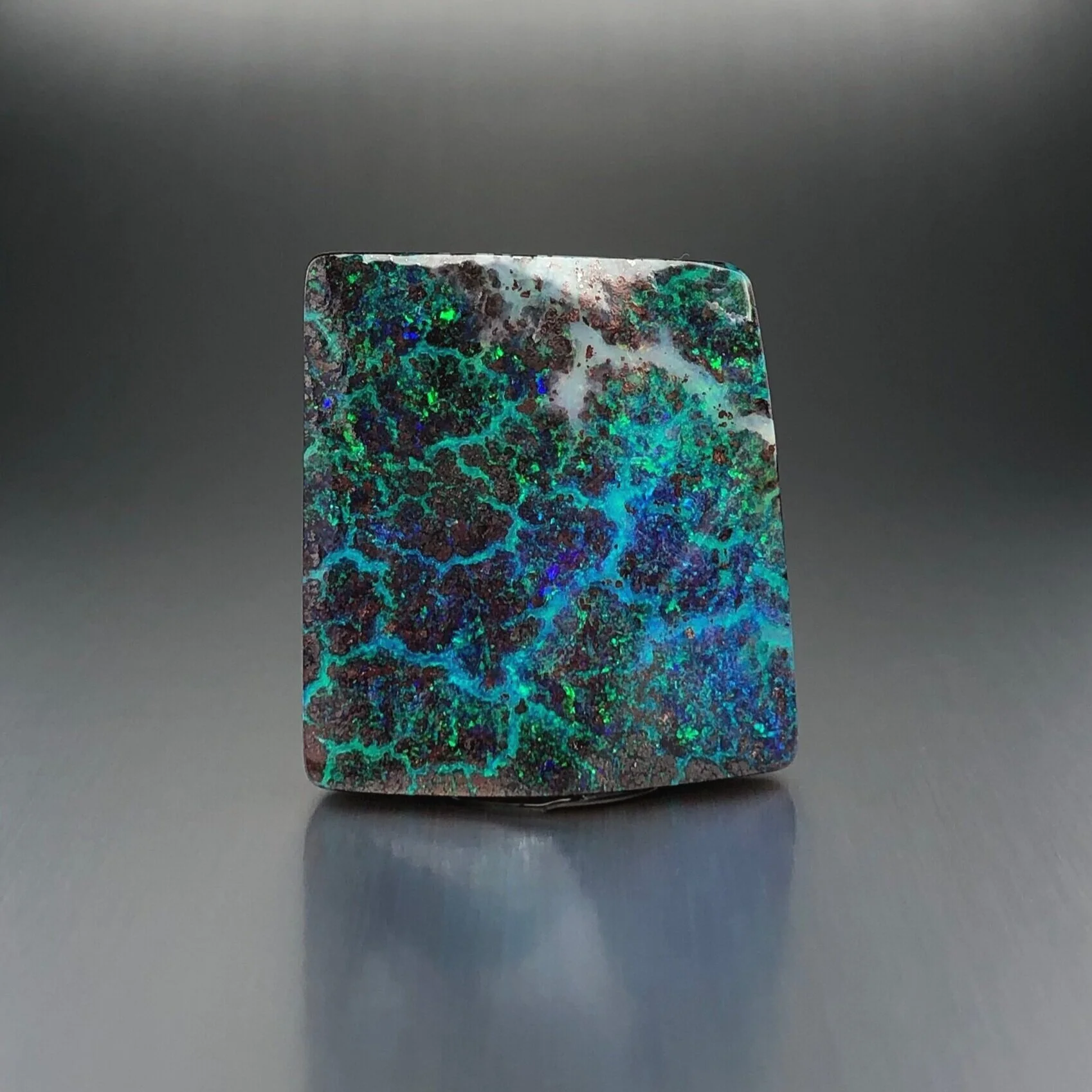 Boulder Opal-Square Cabochon-Set-71.98tcw