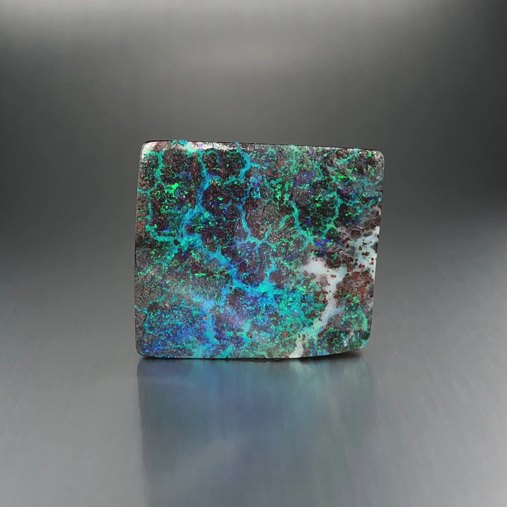 Boulder Opal-Square Cabochon-Set-71.98tcw