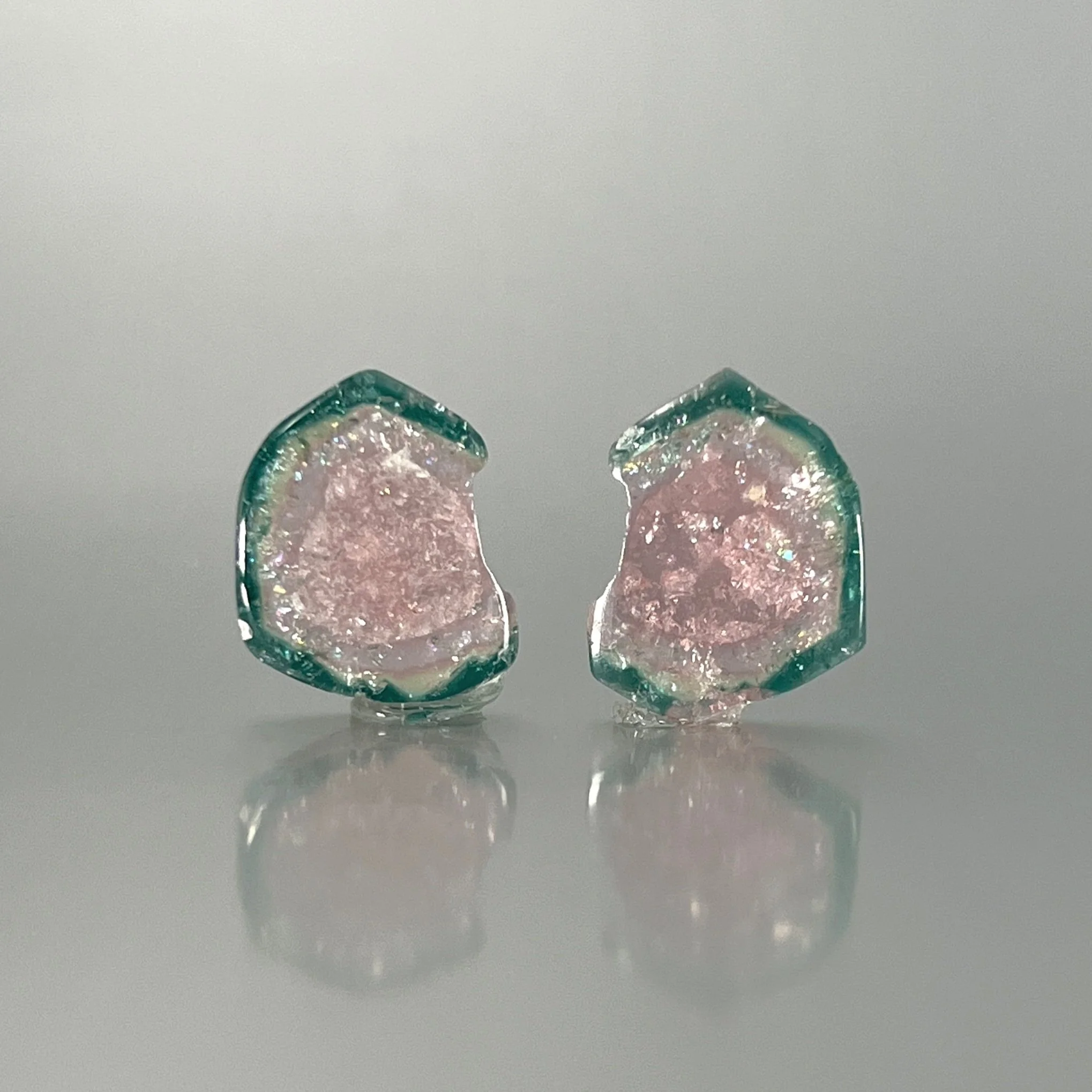 Bi-Color Tourmaline-Pink and Blue-Slice-Set-28.63ct