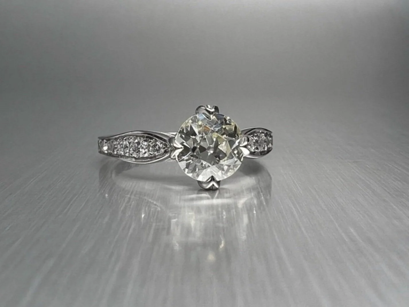 Front View of Diamond Ring