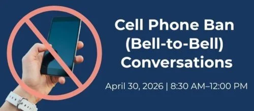 cell phone ban workshop logo