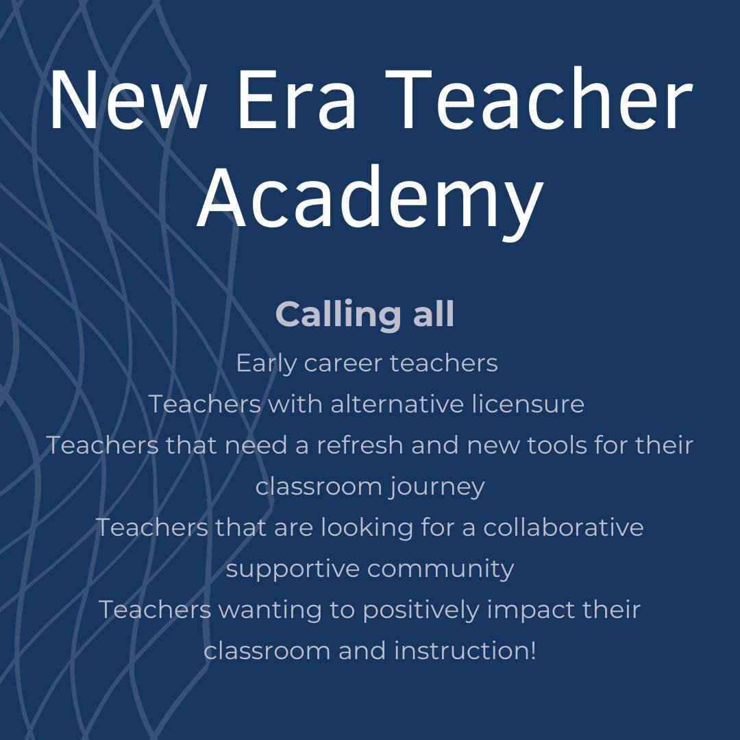 ESSDACK is excited to offer the 𝐍𝐞𝐰 𝐄𝐫𝐚 𝐓𝐞𝐚𝐜𝐡𝐢𝐧𝐠 (𝐍𝐄𝐓) 𝐀𝐜𝐚𝐝𝐞𝐦𝐲 - a year-long program for new and early career teachers. Regardless of your route to the classroom, we hope you'll join us as we learn about the tools, strategies,