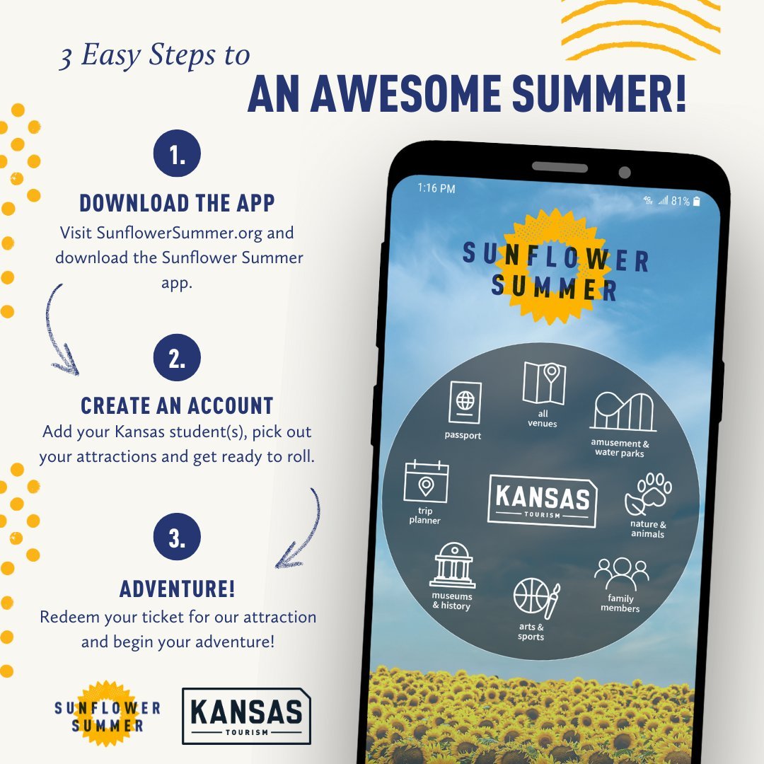 🌻It's baaaaaaaaack! Download the Sunflower Summer app and get to planning! Get started at sunflowersummer.org.🌻