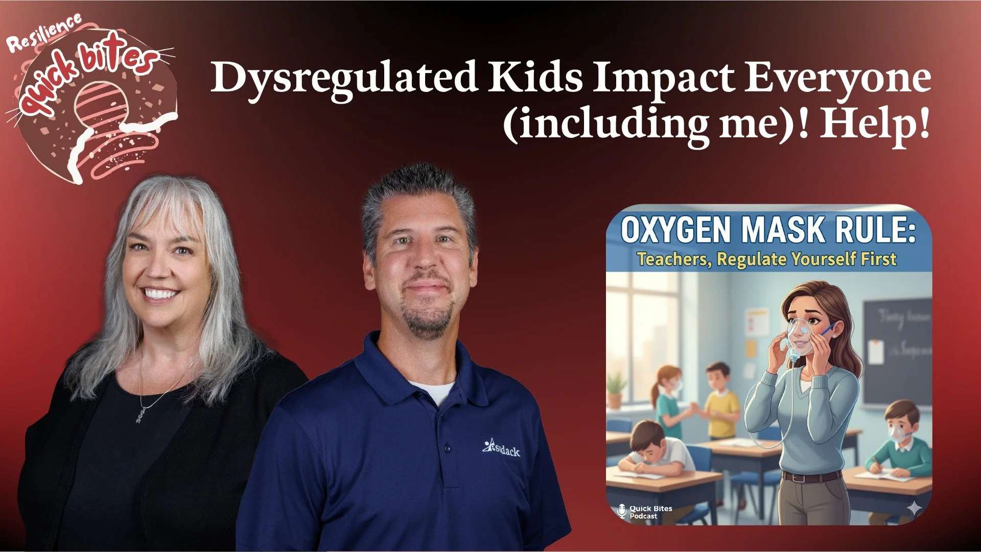 Watch &amp; Listen- New Episode of Resilience Quick Bites with Ginger Lewman and Eric Nachtigal

&quot;Are dysregulated kids impacting your classroom and even your own emotional state? You're not alone. In this powerful episode of Quick Bites, hosts 