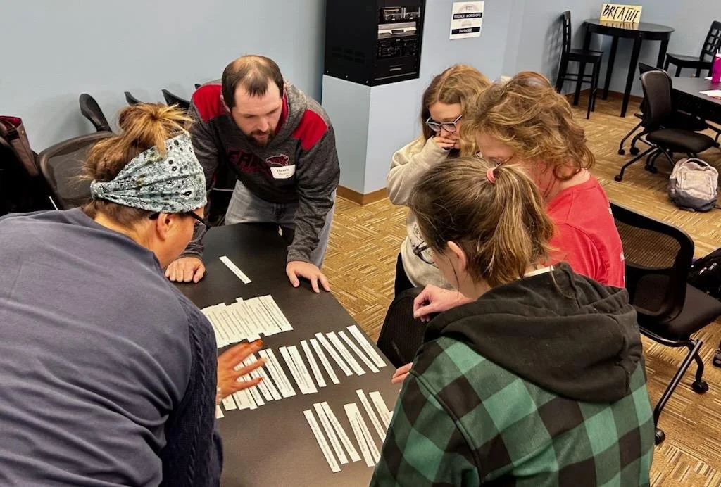 We have secondary science teachers sorting science concepts vs science phenomena at the Quality Science Instruction workshop today!