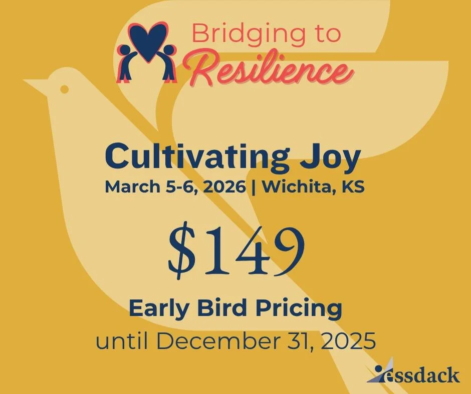 𝑩𝒓𝒊𝒅𝒈𝒊𝒏𝒈 𝒕𝒐 𝑹𝒆𝒔𝒊𝒍𝒊𝒆𝒏𝒄𝒆- 𝑪𝒖𝒍𝒕𝒊𝒗𝒂𝒕𝒊𝒏𝒈 𝑱𝒐𝒚
March 5-6, 2026 | Wichita, KS

Keynotes:
🌸Trooper Ben
🌸Carmen Zeisler

Pricing
🌼Early Bird (ends 12/31)- $140
🌼Regular - $189

Register at essdk.me/b2r26register

🌺The Bri