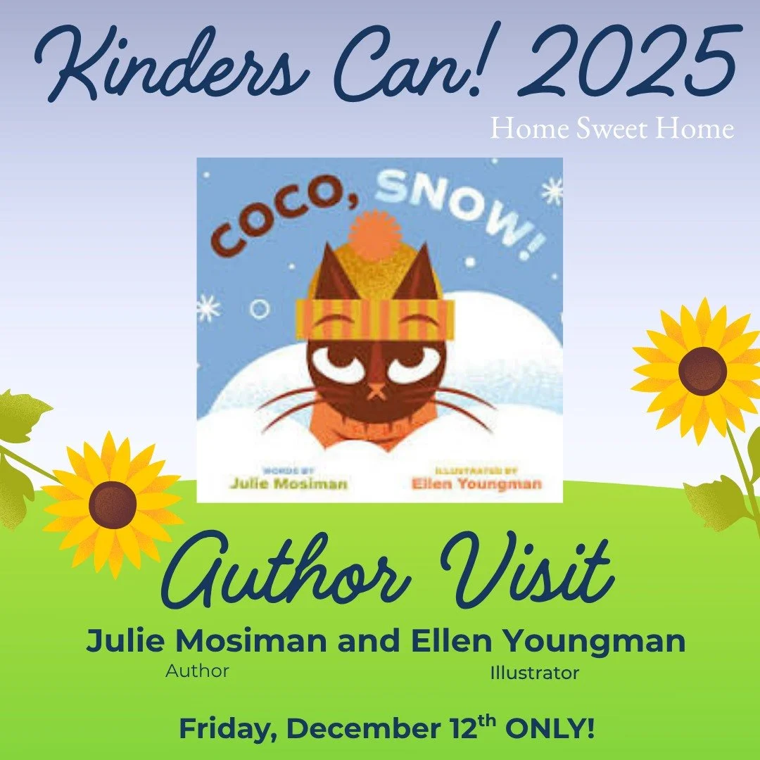 📢JUST IN📢

Kinders Can! 2025: Home Sweet Home UPDATE

We are excited to welcome Dr. Randy Watson  for a &quot;fireside chat&quot; on Thursday, December 11 and author, Julie Mosiman and illustrator, Ellen Youngman will be joining us on Friday, Decem