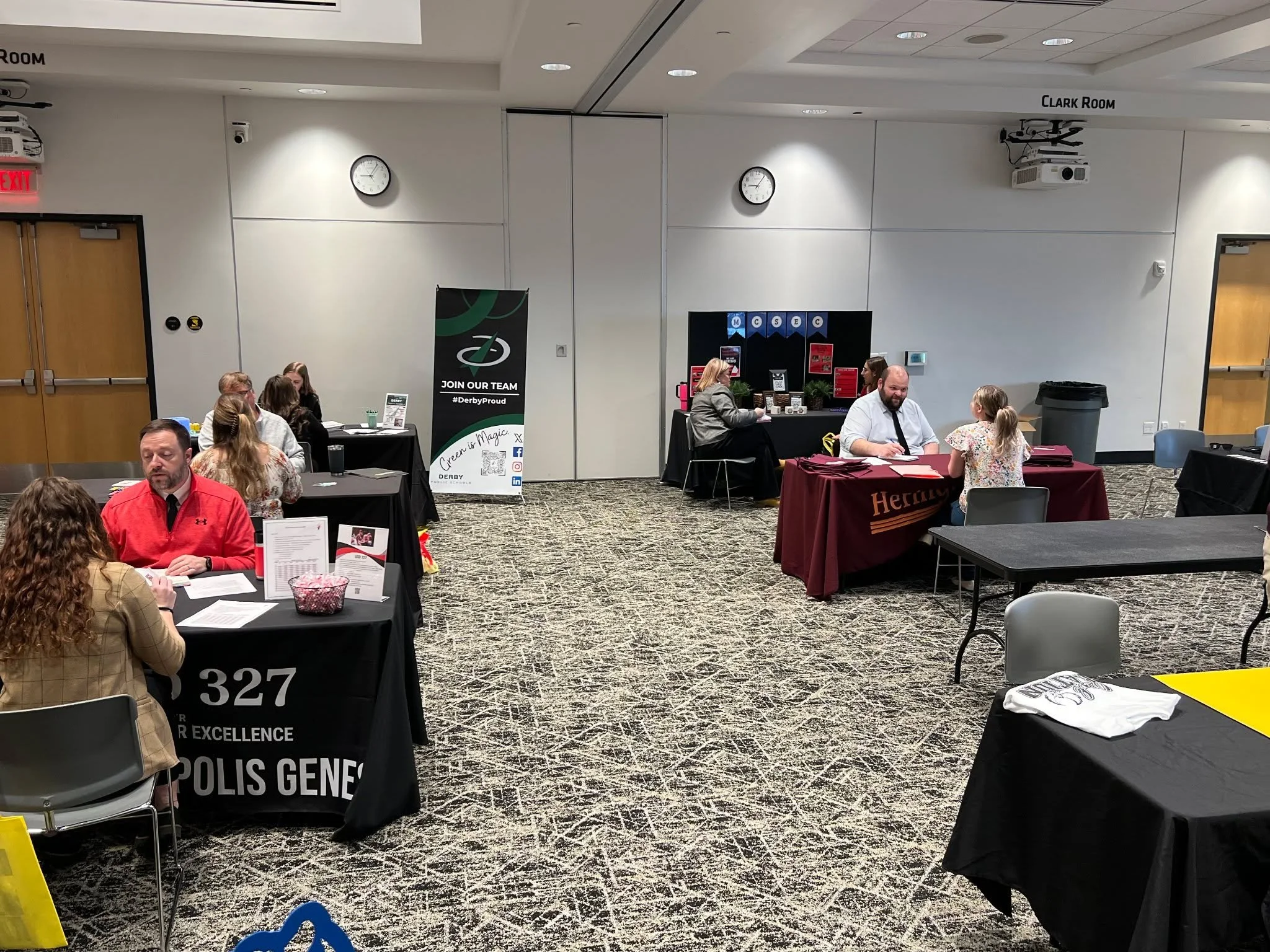 Leadership Academy was at WSU today doing mock interviews!