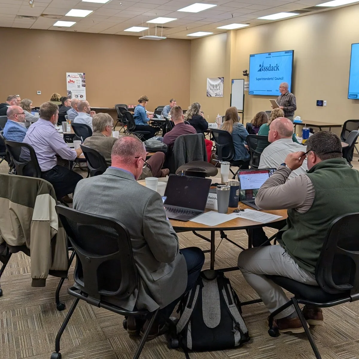 It's always a good day when member superintendents come to connect!