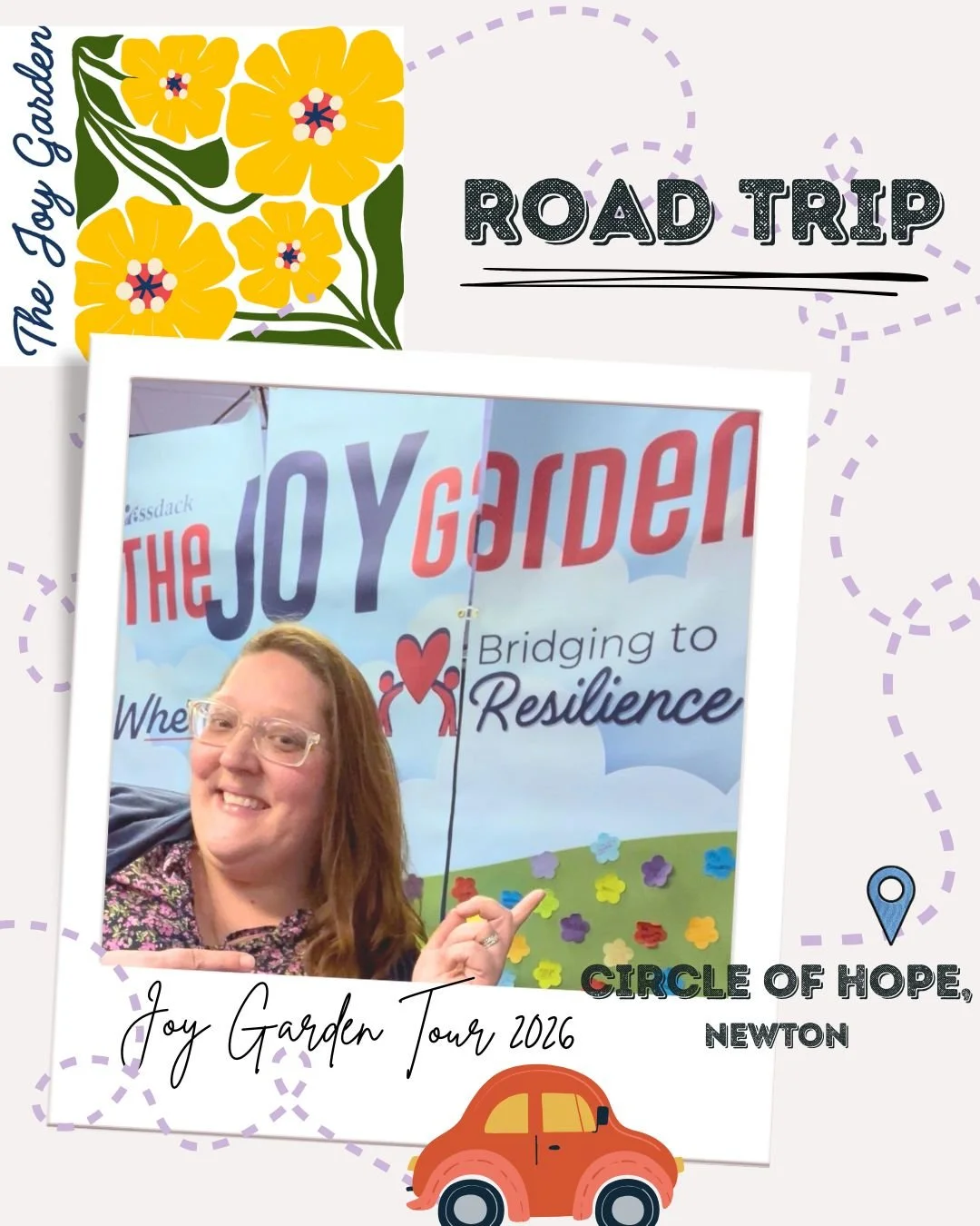 🚗 The road trip continues! Next Stop: Harvey County Circle of Hope with Peace Connections ! 🌸

The Joy Garden Tour is keeping the momentum going! Our map of hope is growing with every stop, and we can't wait to see what this group adds next.

Come 