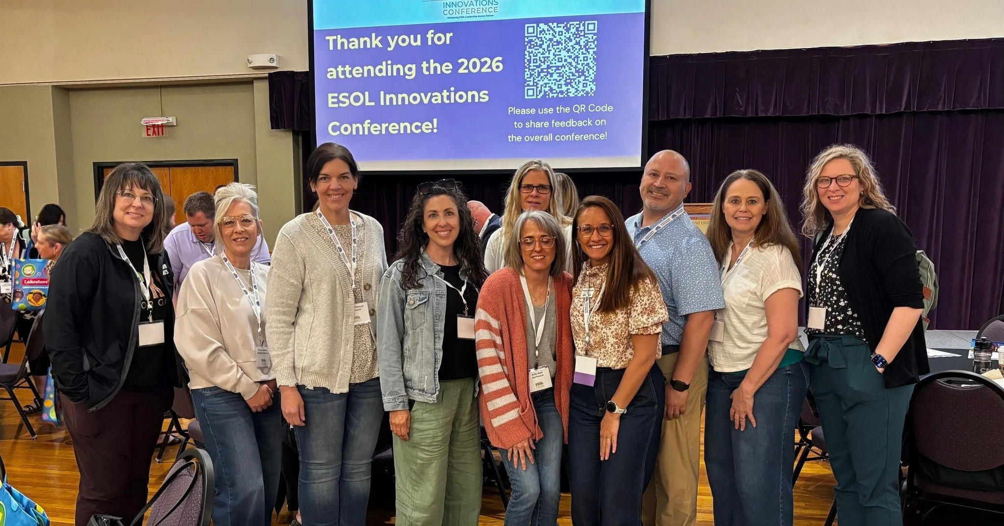 The ESSDACK ESOL PLC members attended the Kansas ESOL Innovative Conference yesterday in Manhattan, KS. We love spending time with this incredible group of educators!