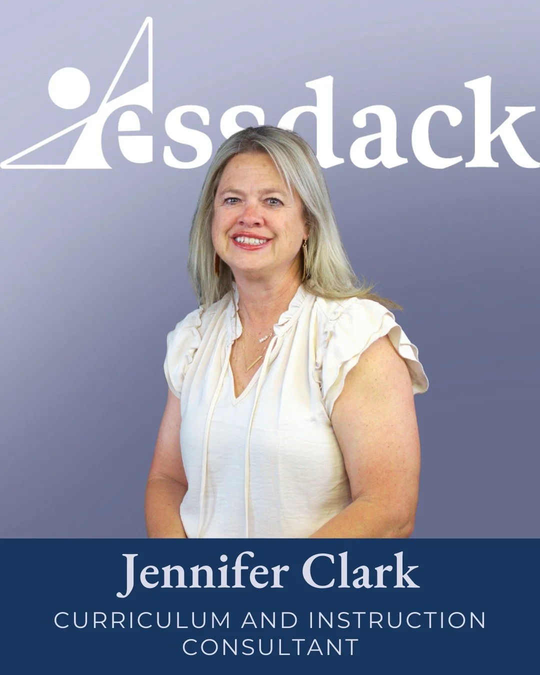 We are thrilled to welcome Jennifer Clark to the ESSDACK team!

Jen will be part of our Professional Learning team as a Curriculum and Instruction Consultant.