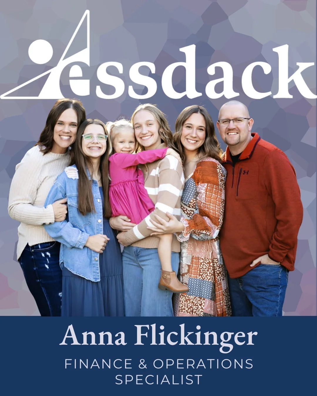 We are excited to announce another new face to ESSDACK!  Please help us welcome Anna Flickinger. She will be joining the business office as Finance &amp; Operations Specialist!