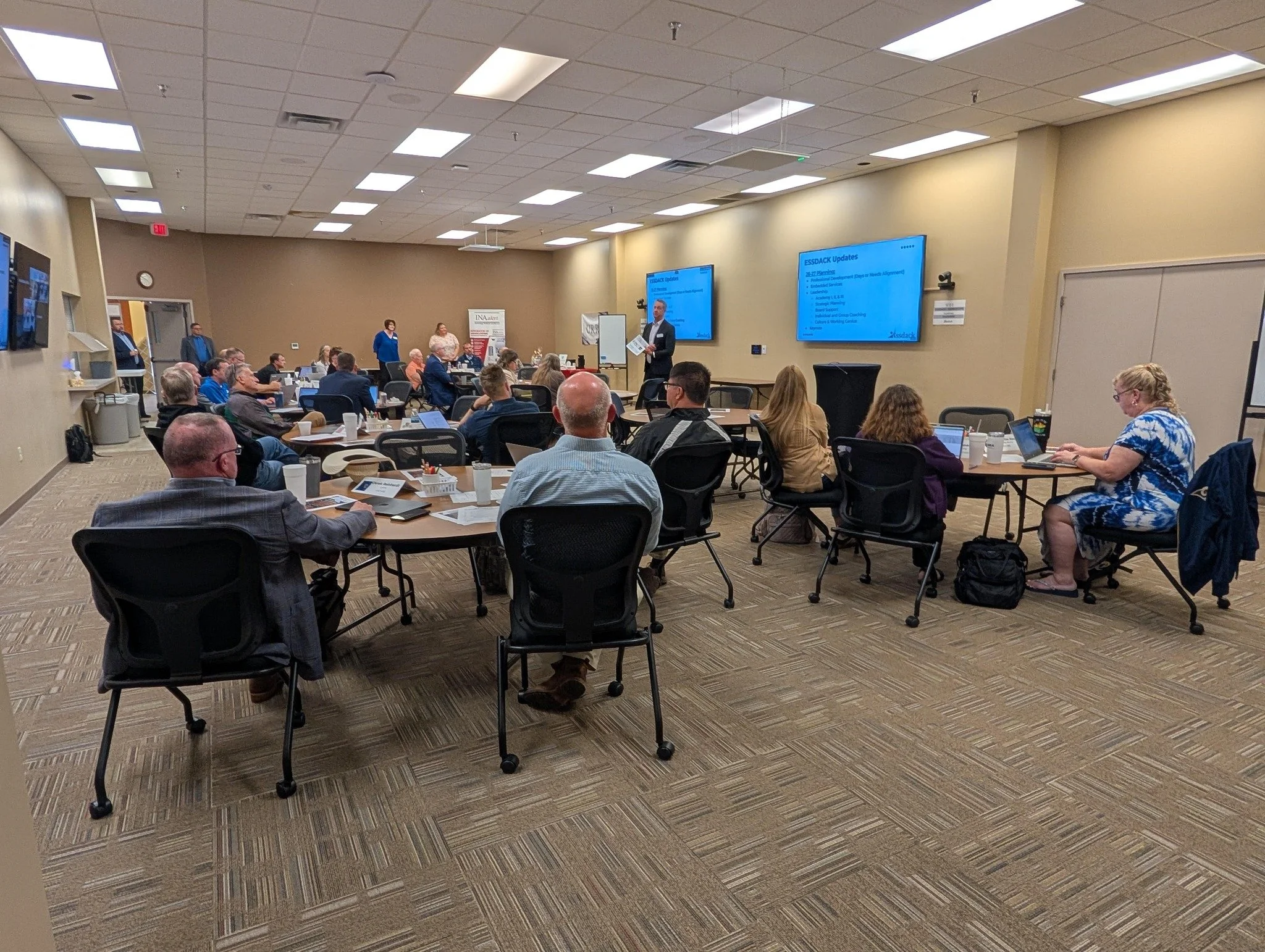 Thank you to all the busy Superintendents who stopped by for our last meeting of the 25-26 school year! We appreciate your work and dedication.