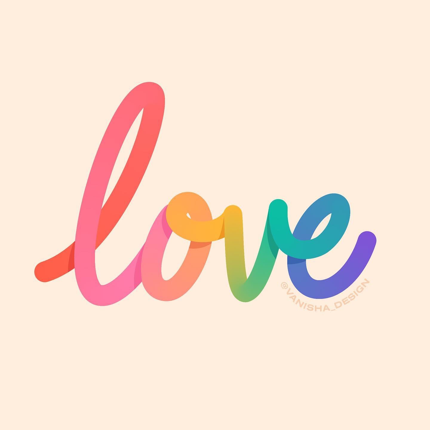 ❤️🧡💛💚💙💜
.
.
.
#love #pridemonth #pride #pride2021 #lgbtqart #typedesign #typography #cwcpridechallenge #creativewomencommunity #rainbow #june #typeinspiration #designer #adobe #womenoftype #thedailytype #digitalart @creativewomencommunity #digit