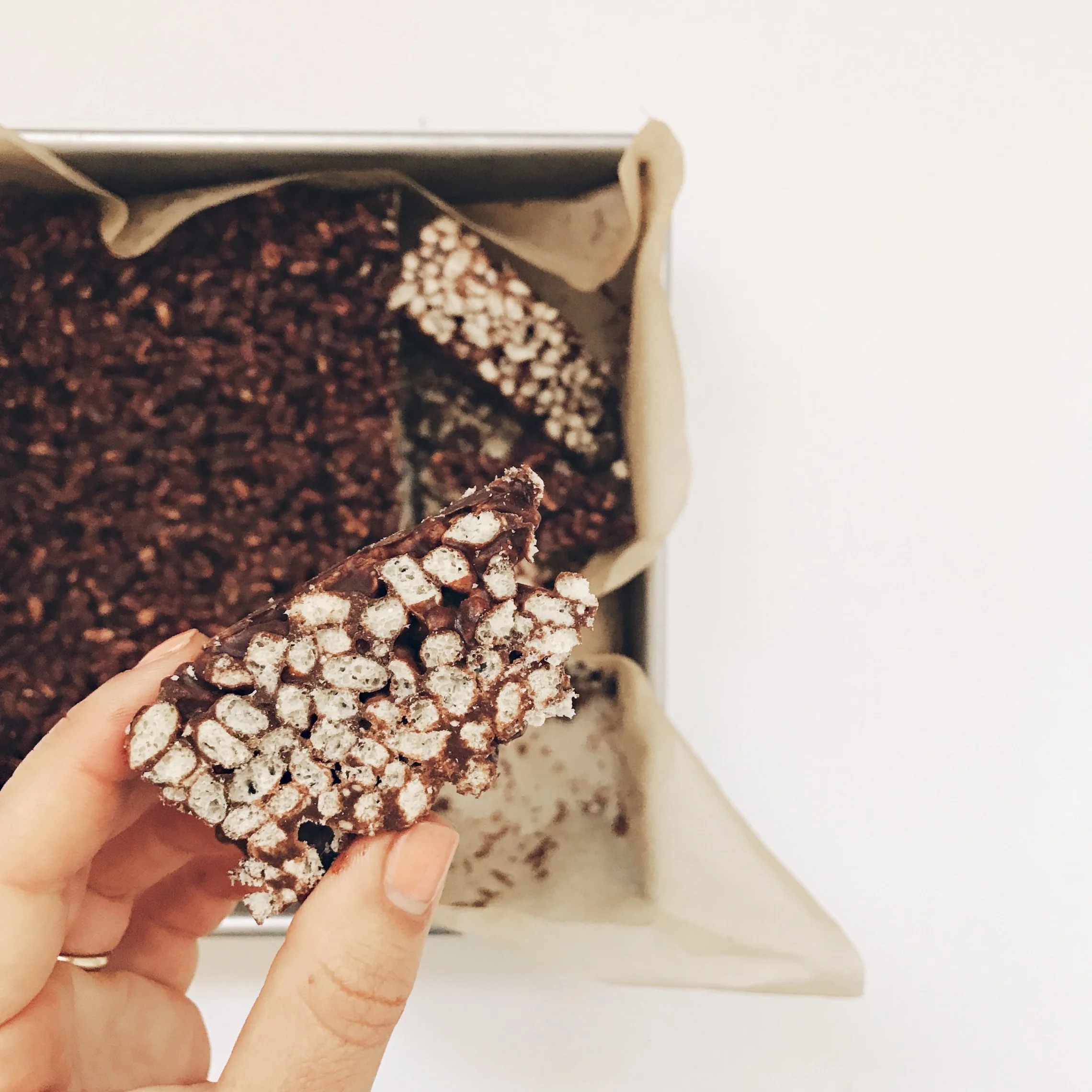 Coconut Butter Rice Krispie Treats 