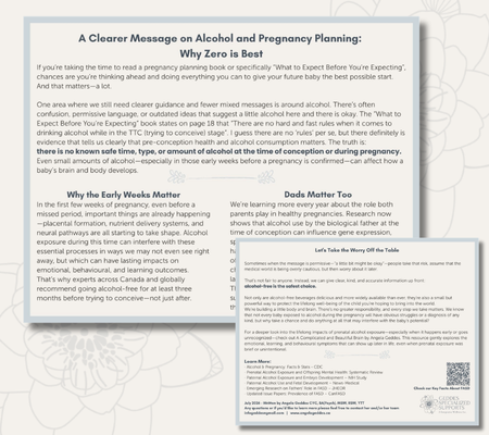 Book Insert for What to Expect Before You’re Expecting by Heidi Murkoff