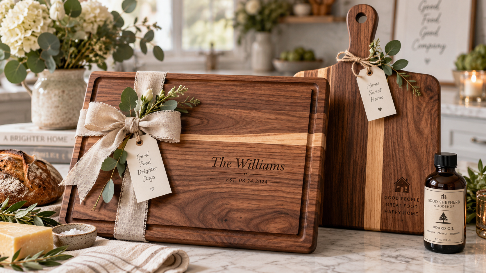 Gift Guide: Best Custom Cutting Boards for Weddings &amp; Housewarmings