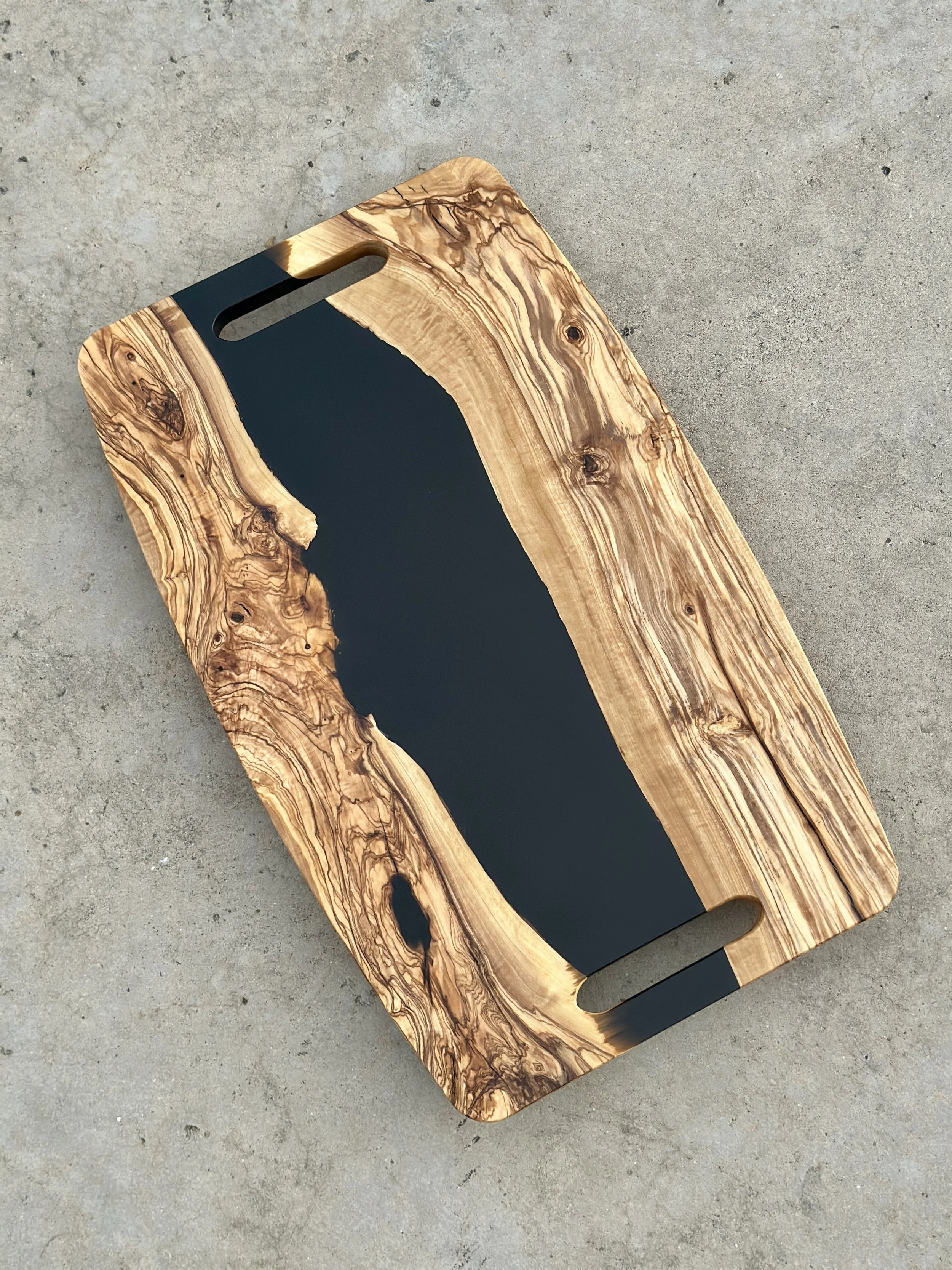 Olive Wood Charcuterie Serving Board