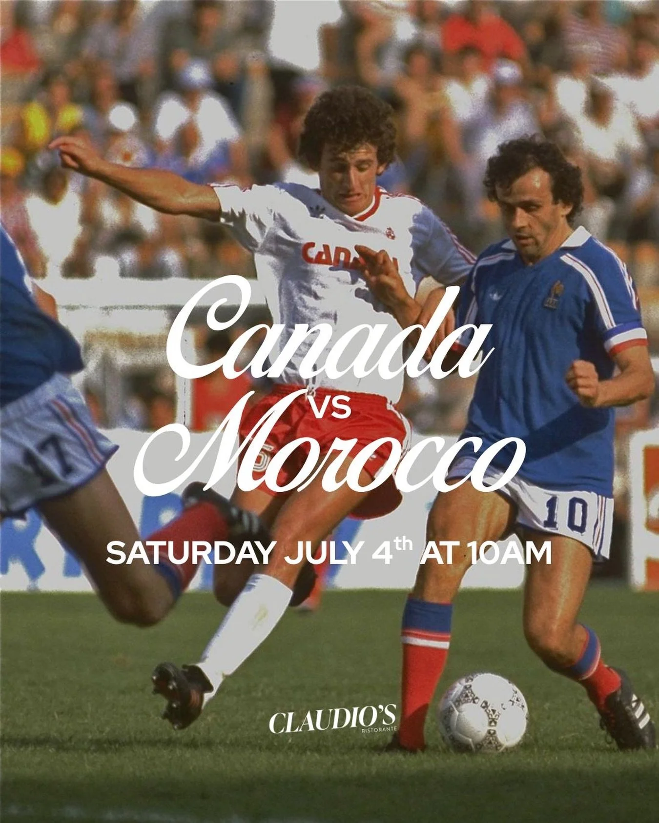 Canada is bringing it, and so are we 🇨🇦

The match will be on and the espresso will be flowing.

Join us this Saturday at 10AM as Canada takes on Morocco.
