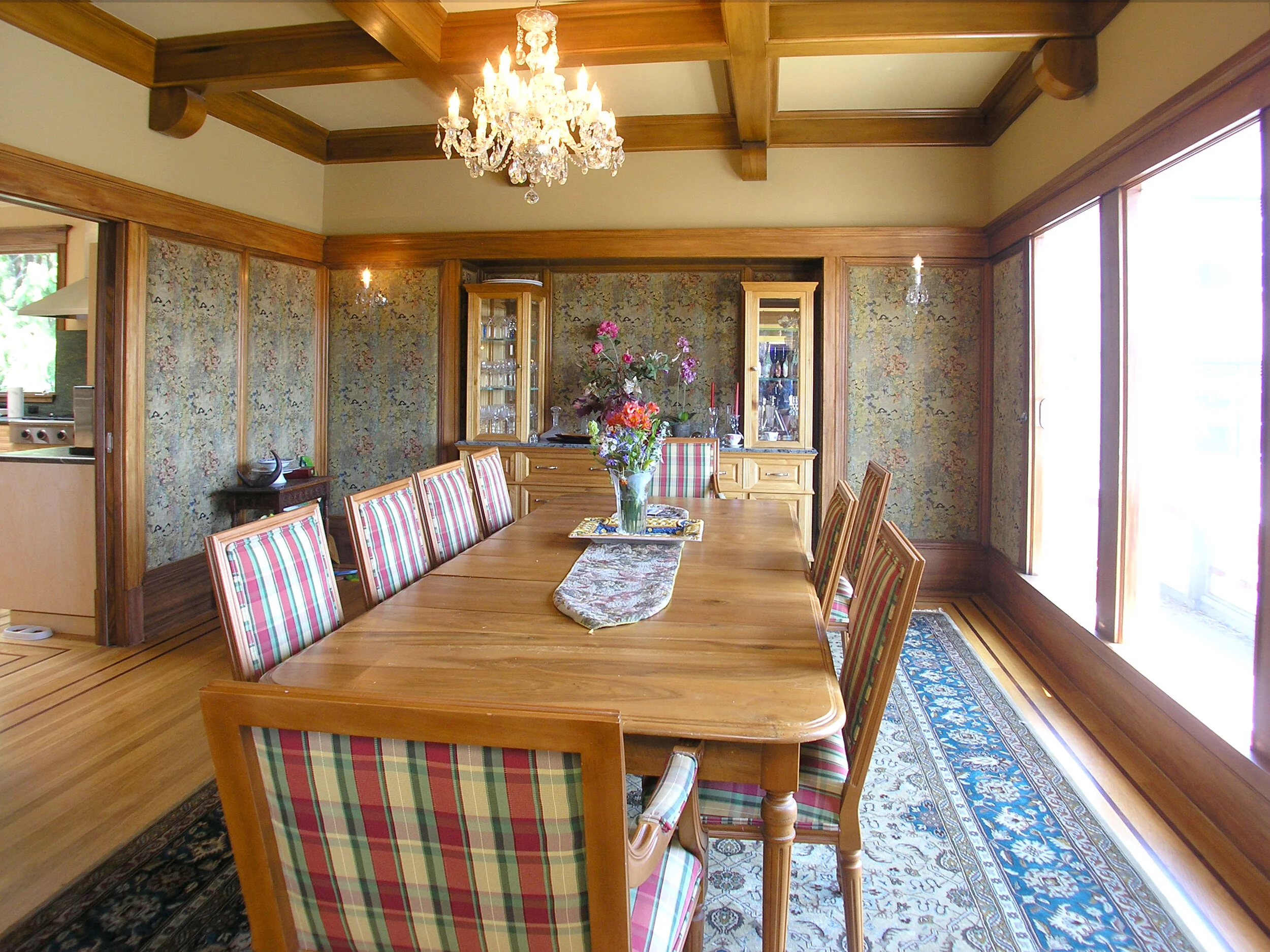 Stained Wood Trim