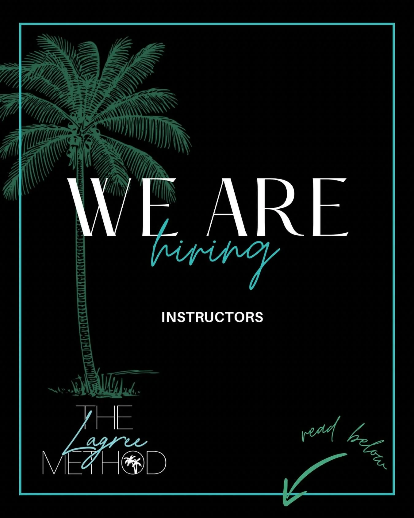 Strong. Confident. Passionate.

Sound like you? 💪

The Lagree Method is hiring instructors! Join our team and turn your love for movement into something meaningful.

For more info or to apply send your resume and info about you to info@thelagreemeth