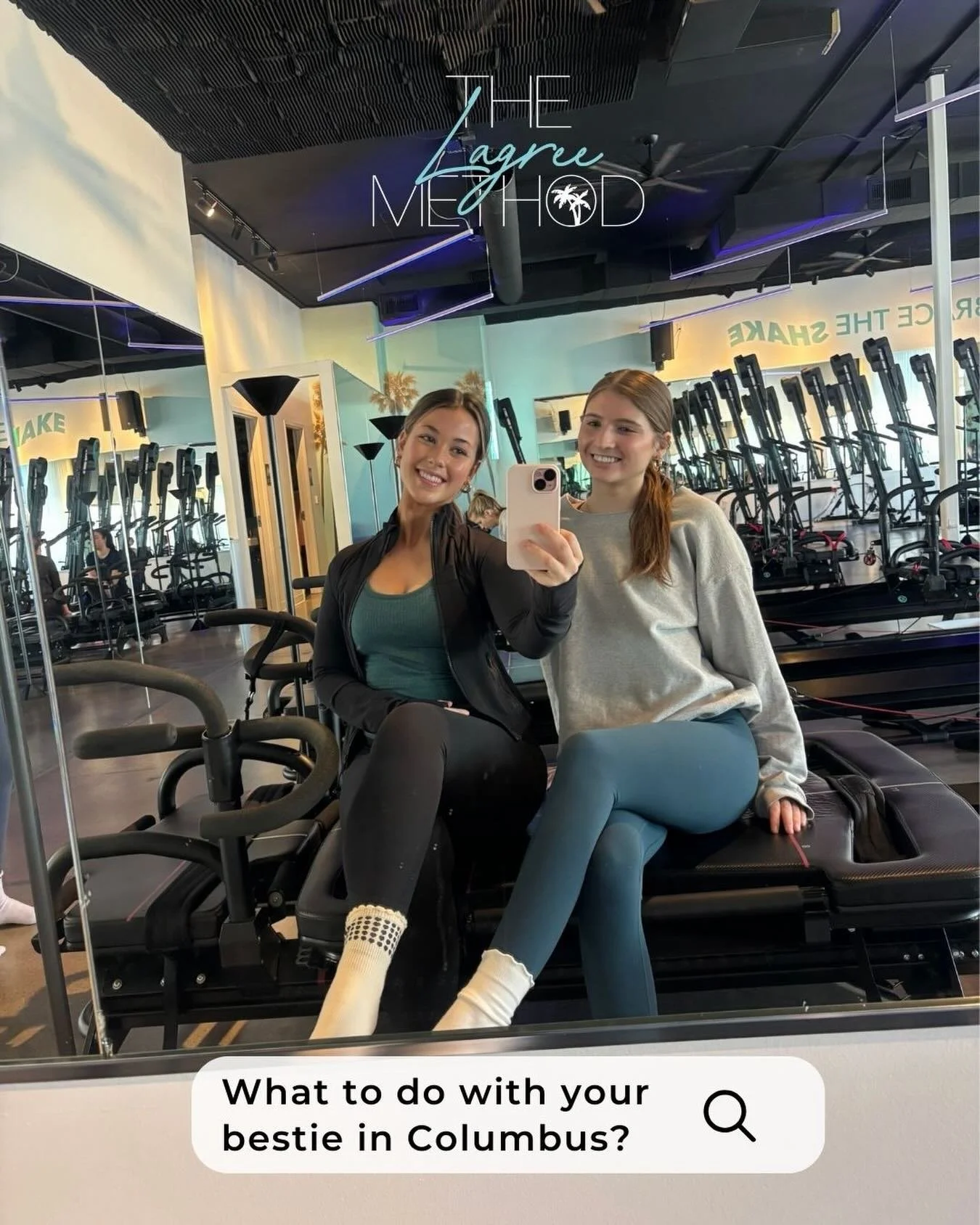 Bestie date idea in Columbus? Say less. 👯&zwj;♀️✨

Grab your ride-or-die and hit The Lagree Method for a workout that burns, shakes, and bonds you way closer than brunch ever could. 💪🔥

Sweat together, hype each other up, and leave feeling unstopp