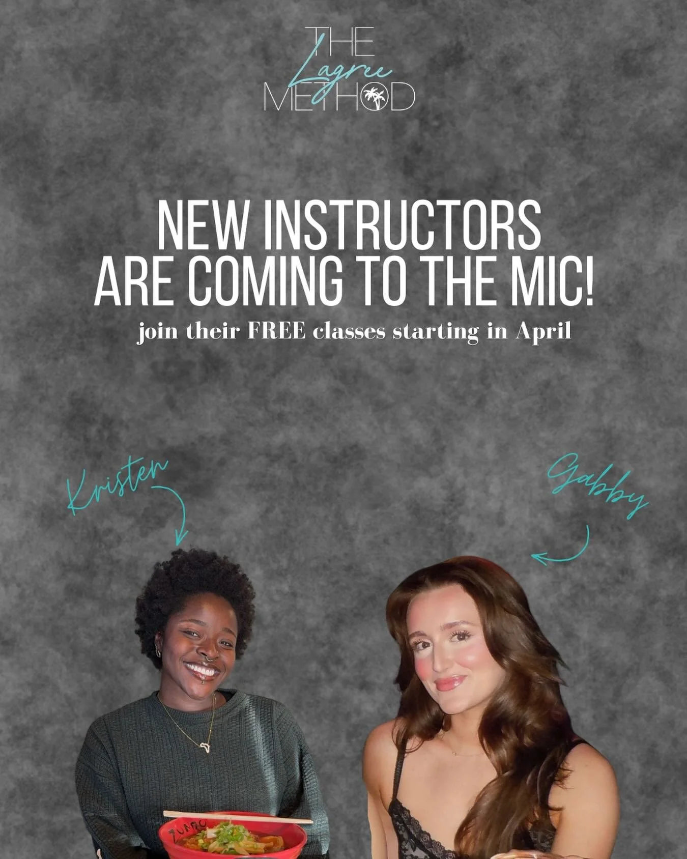 Big things are happening 💪✨

Our new instructors have been putting in the WORK behind the scenes, and we couldn&rsquo;t be more excited to welcome them to the studio soon!

To celebrate, we&rsquo;re offering FREE classes this April so you can meet t