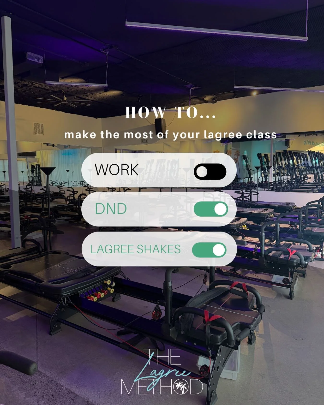 Find your focus, leave the outside world at the door ✨ 

Turn on Do Not Disturb 📵, tune into your body, and chase the shakes 🔥&mdash;because that&rsquo;s where the magic of the Lagree Method happens 💪

 #lagree #thelagreemethod #lagreemethod #vers