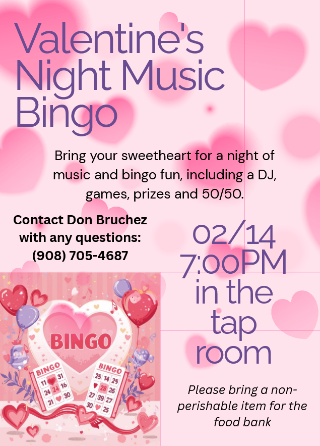 Valentine's Music Bingo