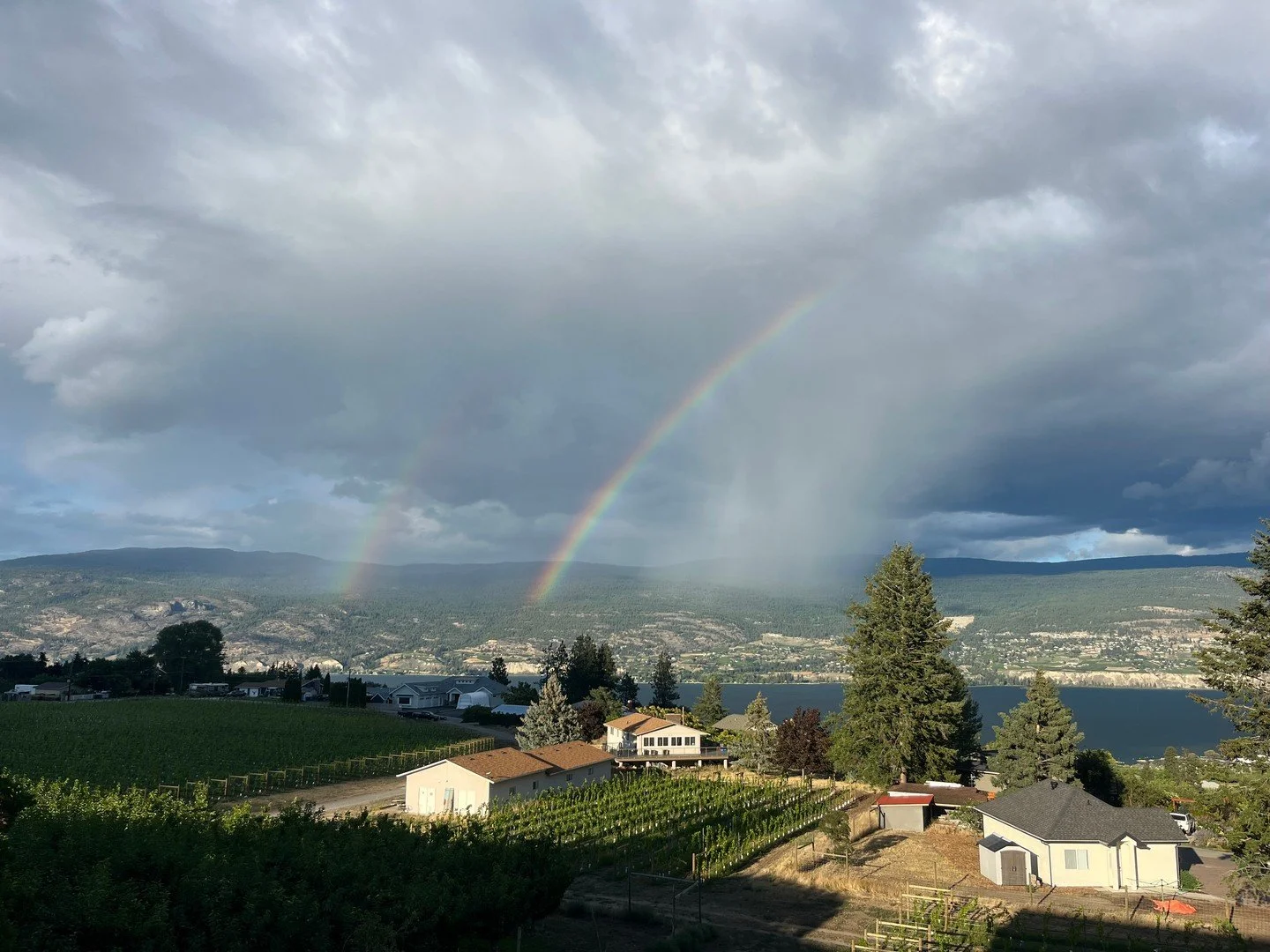 Does a double rainbow mean you get double wishes? I like to think so!