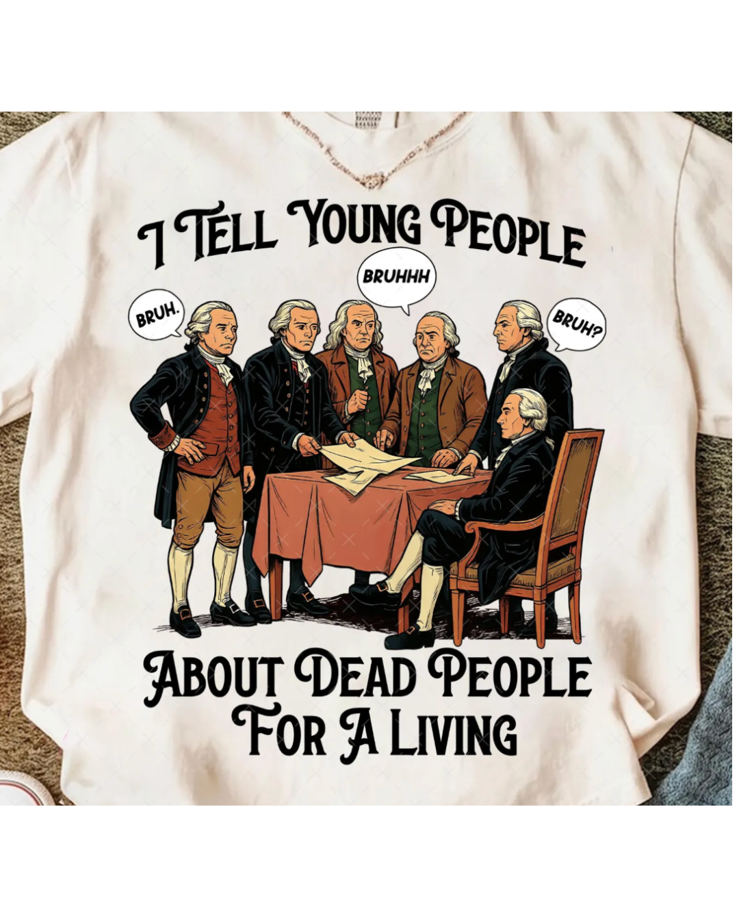I tell young people about dead people