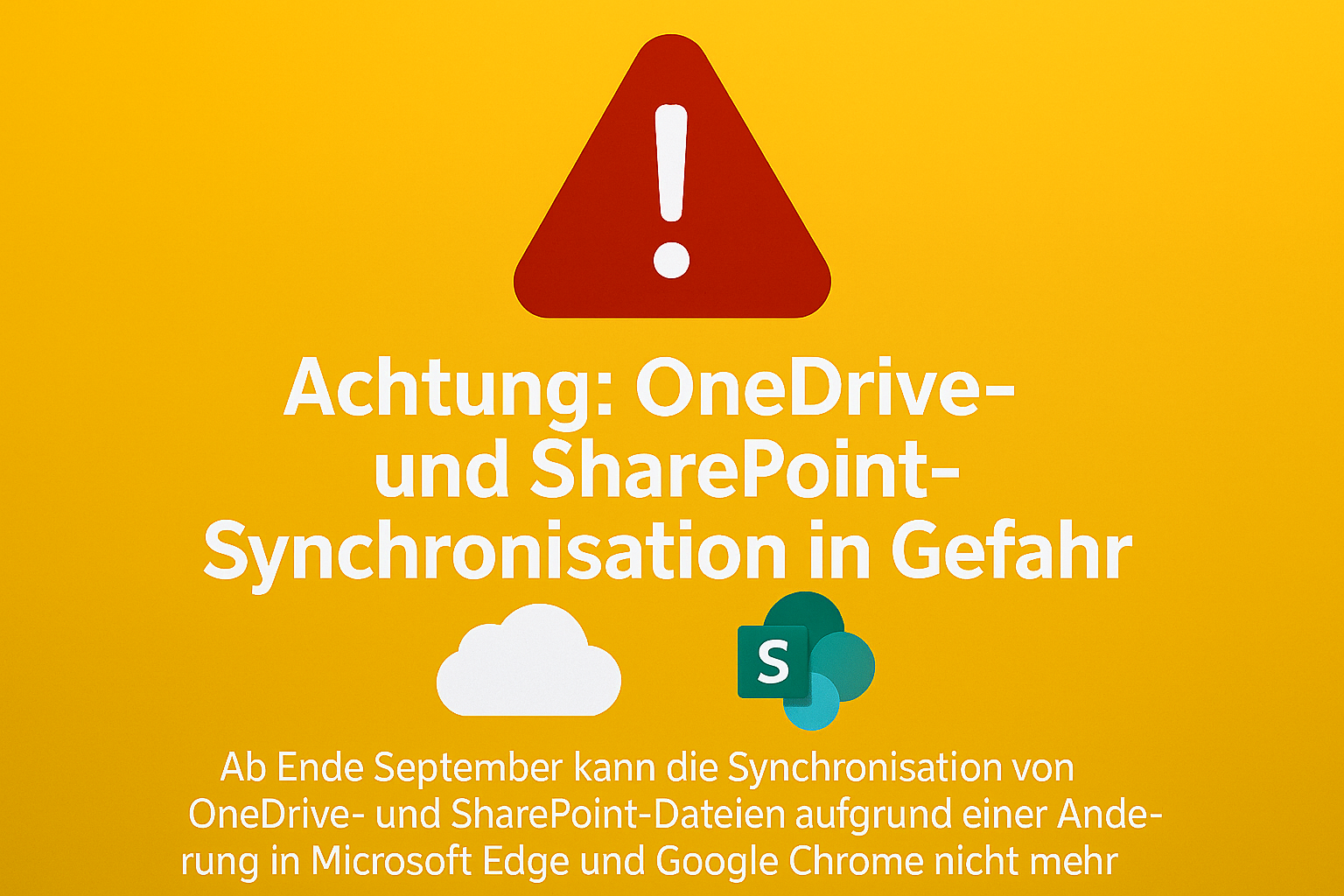 Achtung: OneDrive- und SharePoint-Synchronisation in Gefahr – das musst du wissen!