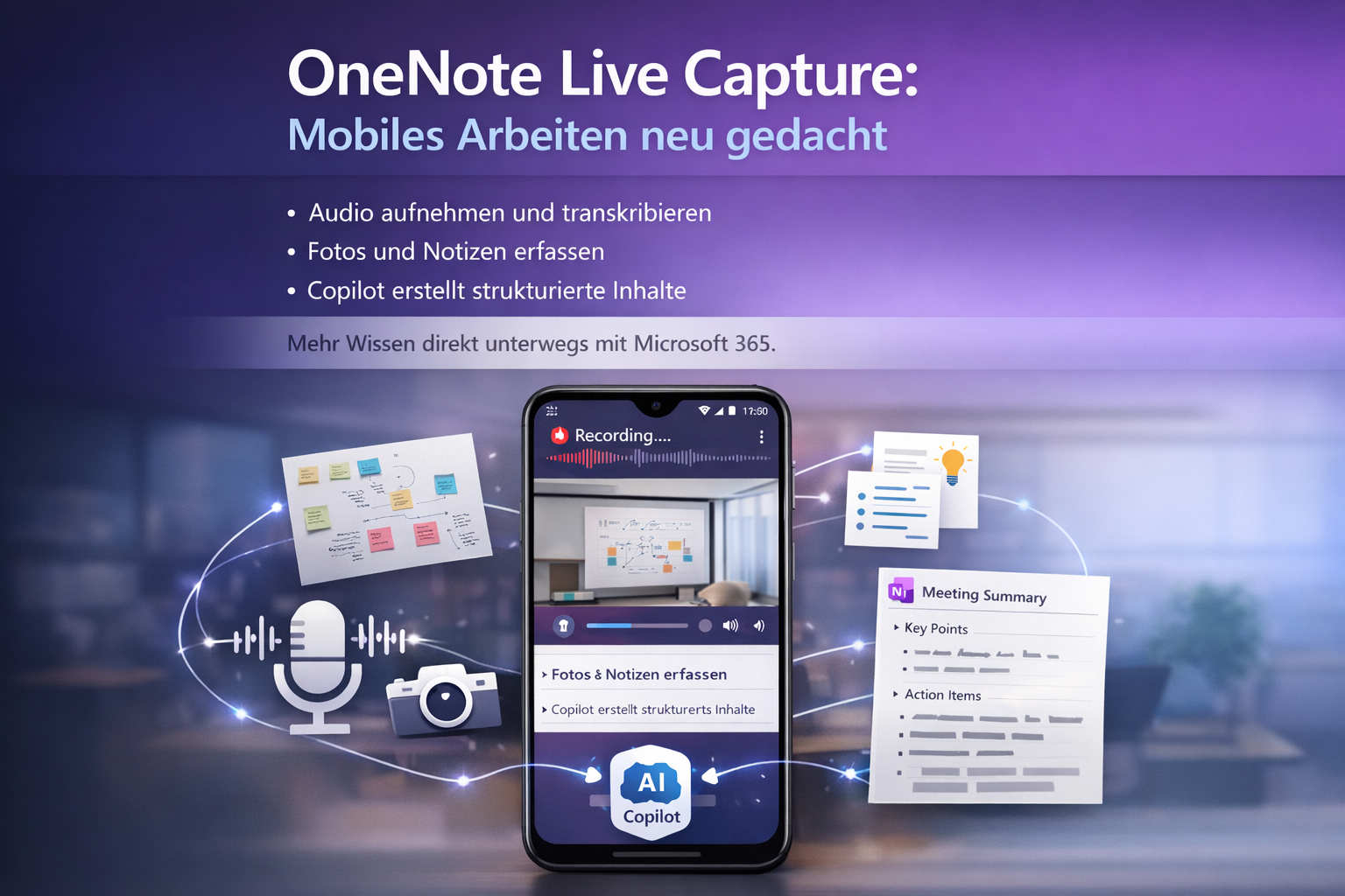 OneNote Mobile: Live Capture verändert mobiles Arbeiten grundlegend