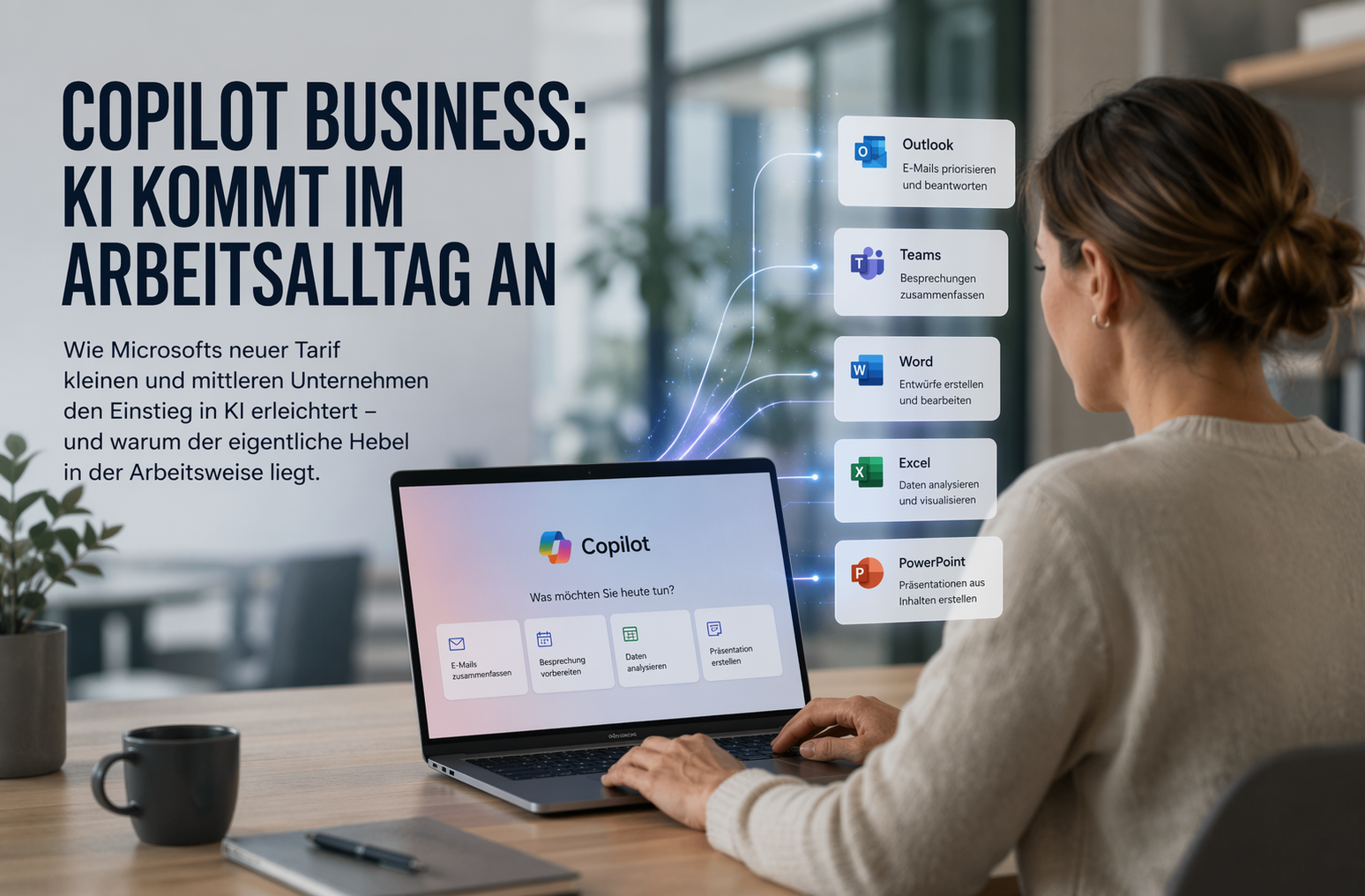 Copilot Business: KI kommt im Arbeitsalltag an