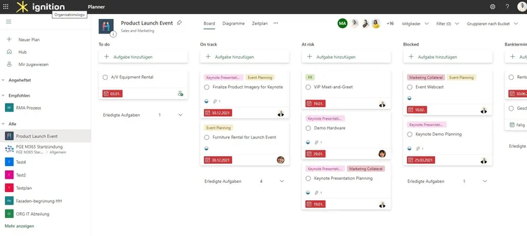 Projektmanagement mit MS Planner — m365einführung.de